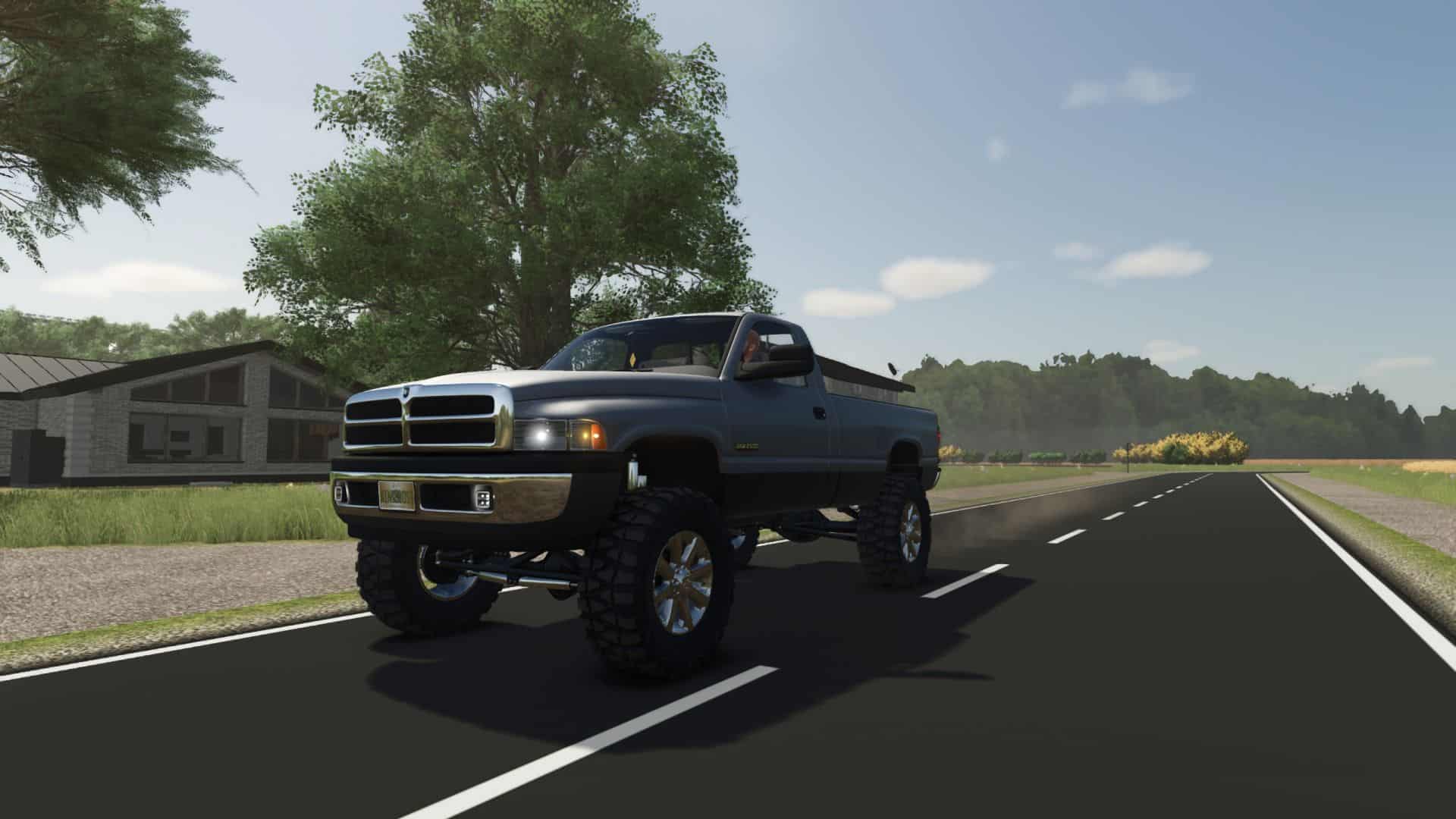 Fs25 1998 dodge ram 2500 6 7 cummins v1 1 fs25 mods farming