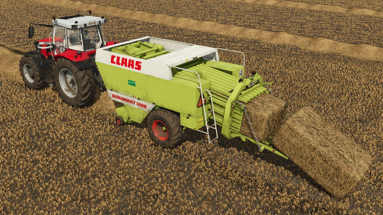 FS25 - Claas Quadrant 1200 V1.0.0.1 | FS25 Mods, Farming Simulator 25 ...