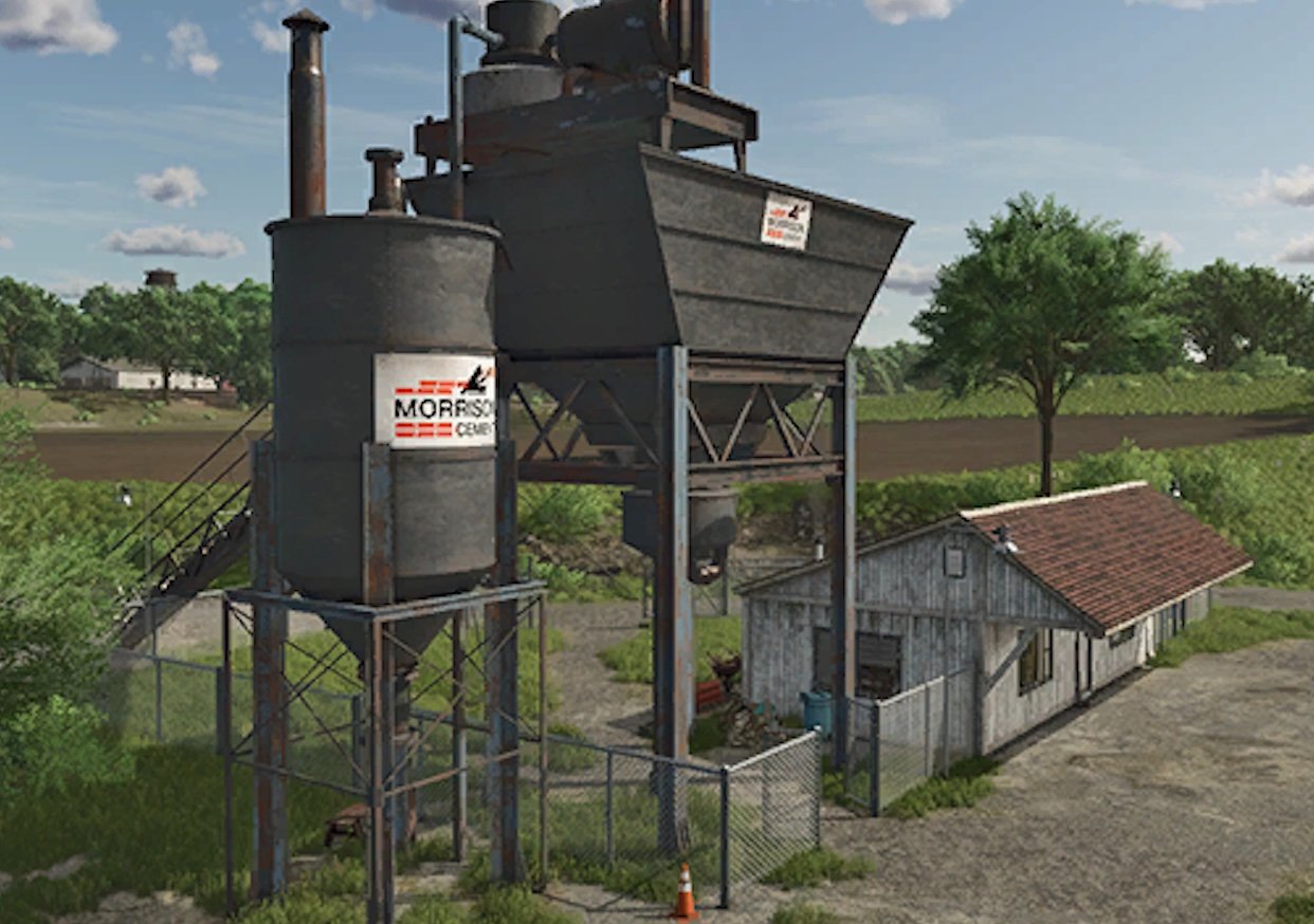 FS25 - Concrete Cement Factory v3.0 | FS25 Mods, Farming Simulator 25 ...