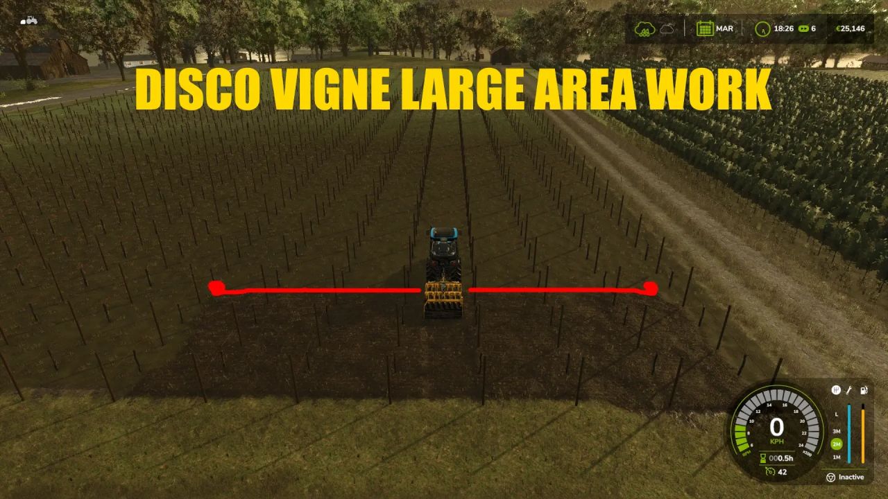 FS25 - Disc-o-Vigne (Large working width) v1.0 | FS25 Mods, Farming ...