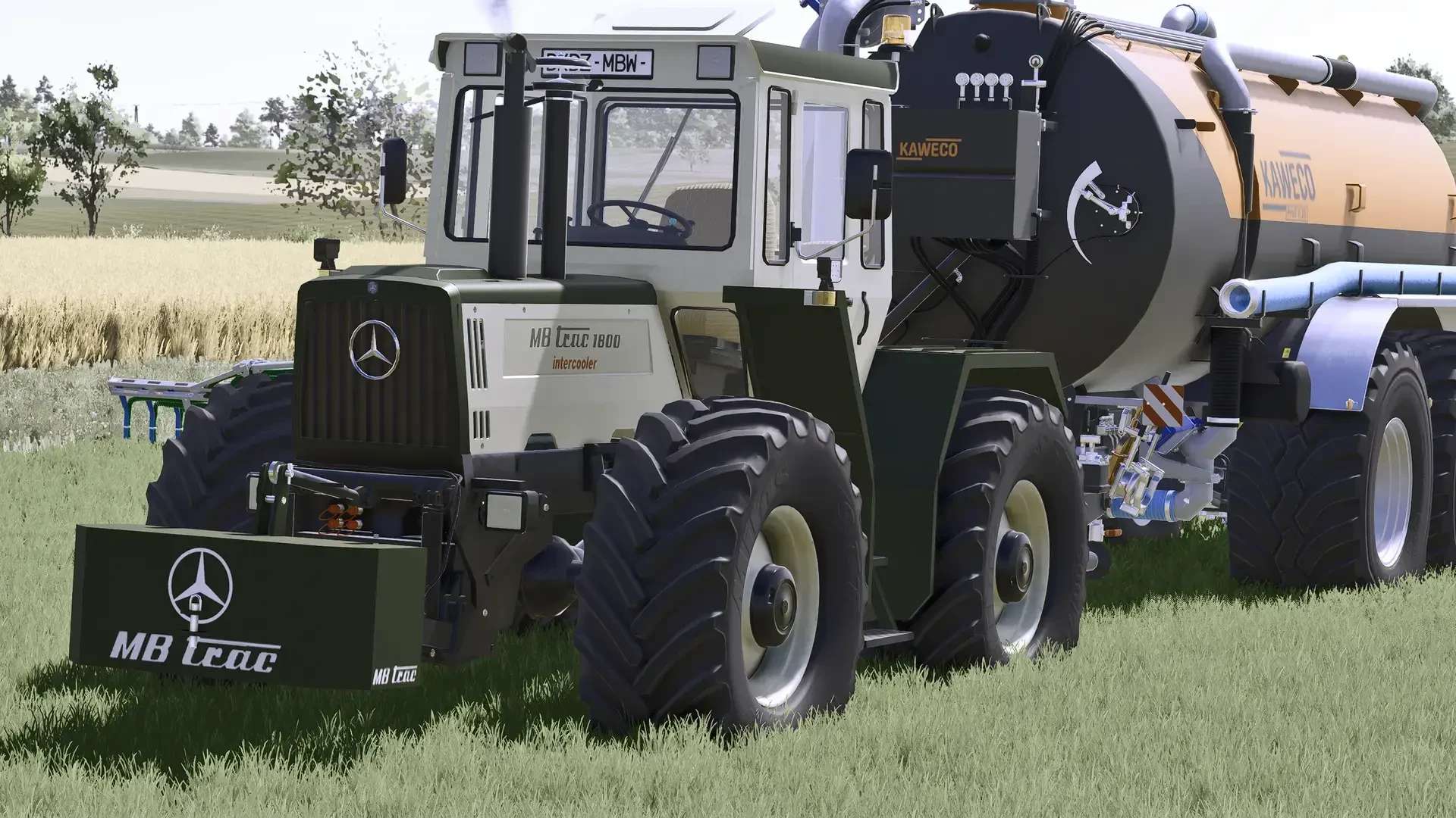FS25 - Mercedes Benz Trac Front Weights v1.0 | FS25 Mods, Farming ...