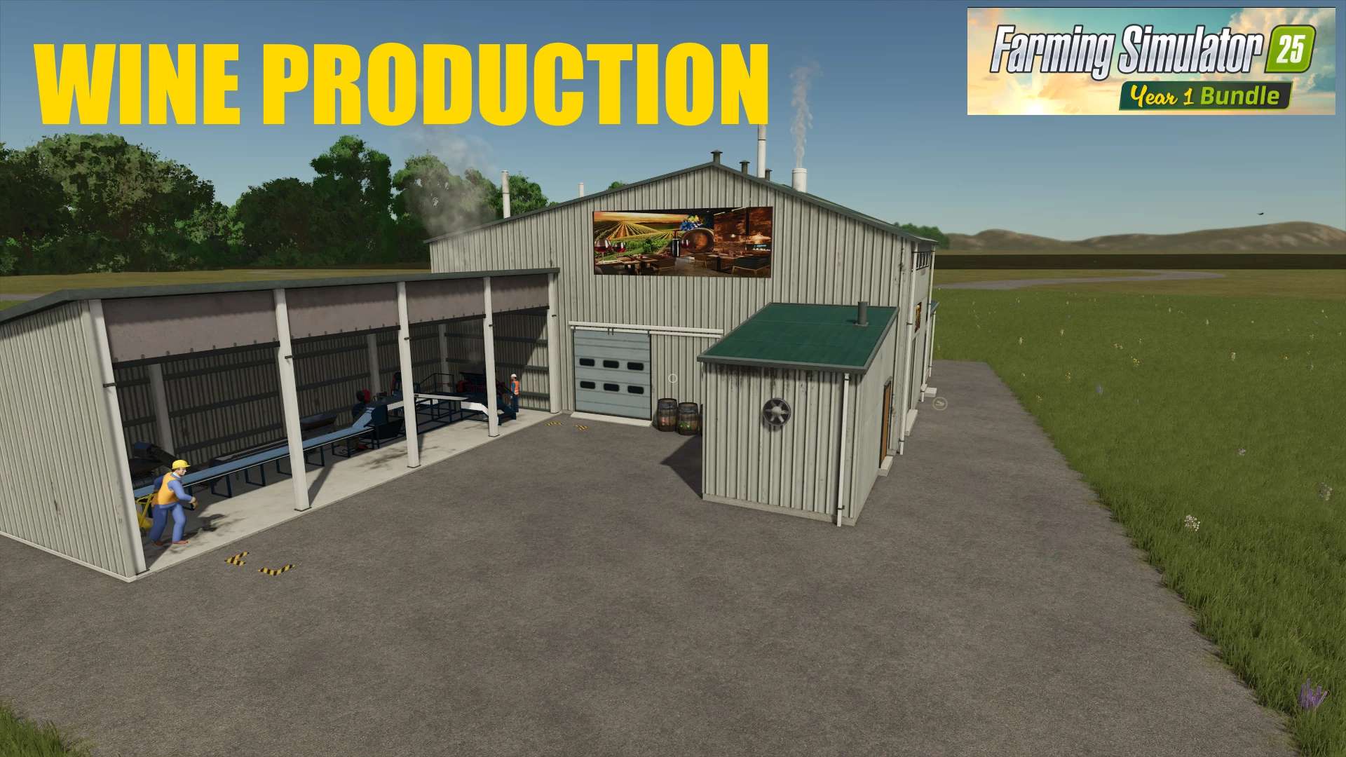 FS25 - Wine Production v1.0 | FS25 Mods, Farming Simulator 25 Mods ...